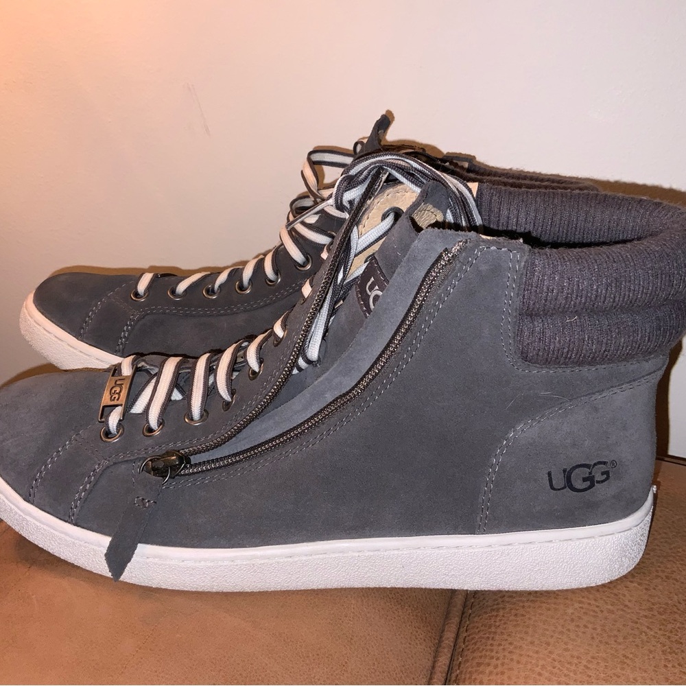 UGG Gray High-Top Sneakers